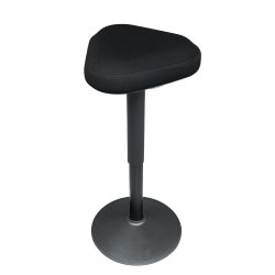 Lux balancestol, sort stel og sort stof