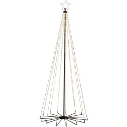 Juletræ i Metal m. LED H240cm