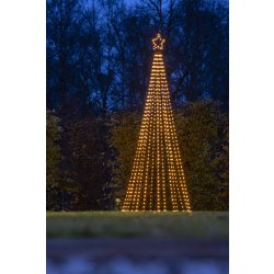 Juletræ i Metal m. LED H240cm