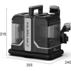 Little balance Pletfjerner, 5 meter, sort