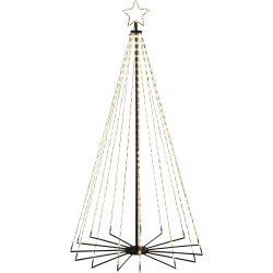 Juletræ i Metal m. LED H180cm