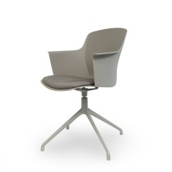 Formia konferencestol m/drejefod, grå