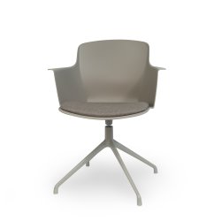 Formia konferencestol m/drejefod, grå