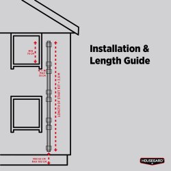 Housegard forlængelsessektion til flugtstige -90cm