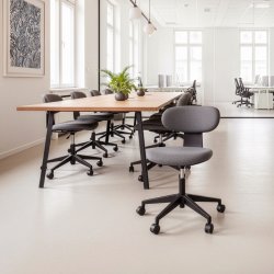 Firenze konferencestol, grå