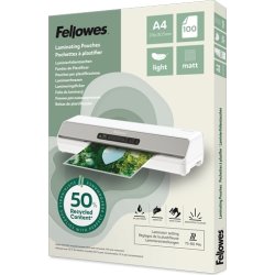 Fellowes A4 lamineringsfickor, 80 mic, matt