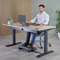 Fellowes Alumia Laptop stander transportabel, sølv