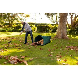 Pop-up havesæk, grøn, liggende, Ø55 x H75 cm.