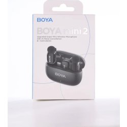 BOYA 2x Mini mikrofon, trådløs, AI, USB-C, 2,4GHz