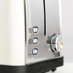 TAURUS Brødrister, Vintage, Lang, Cream-farvet