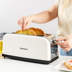 TAURUS Brødrister, Vintage, Lang, Cream-farvet