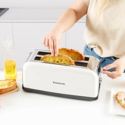 TAURUS Brødrister, Vintage, Lang, Cream-farvet