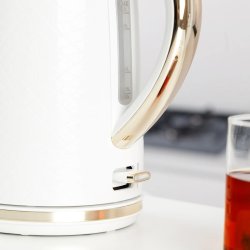 TAURUS Elkedel, 1,7 L - Hvid