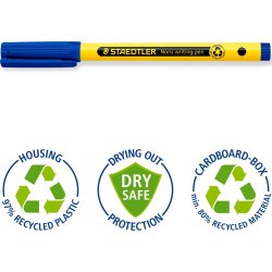 Staedtler Noris 307 Fineliner | Lys gul