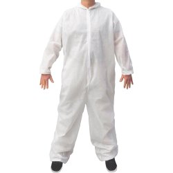 Basic Engangsdragt/Beskyttelsesdragt | L | Hvid