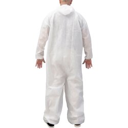 Basic Engangsdragt/Beskyttelsesdragt | XL | Hvid