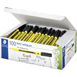 Staedtler Noris 307 Fineliner | Sort | 100 stk.