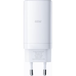 Allity Oplader, 2x USB-C, 1x USB-A, 65W - Hvid