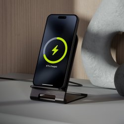 Allity Trådløs oplader, 15W, Graphit - AWC-100