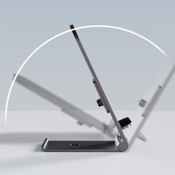 Allity Trådløs oplader, 15W, Graphit - AWC-100