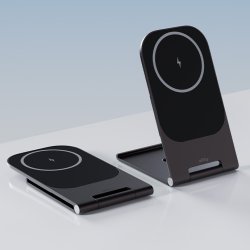 Allity Trådløs oplader, 15WMS, Graphit - AWC-200