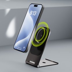 Allity Trådløs oplader, 15WMS, Graphit - AWC-200