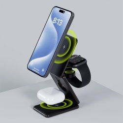 Allity Trådløs oplader, 3-i-1 - AWC-230-22WMS