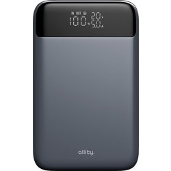 Allity Powerbank, 130W, 19200 mAh - Grå