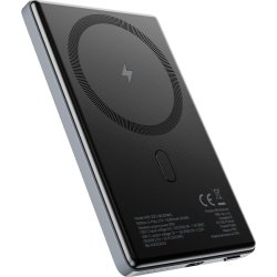 Allity Powerbank, trådløs - 20W, 5000 mAh - Grå