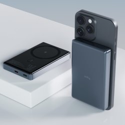 Allity Trådløs powerbank, 20W, 10000 mAh - Grå