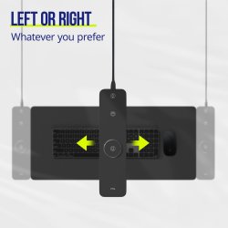 Allity Computermåtte, trådløs opladning 4-i-1, 15W