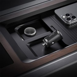 Allity Cigarstik, 1x USB-C, 1x USB-A. 30W - Sort