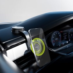 Allity Mobiltelefonholder, Magnetisk, sort - 200MS