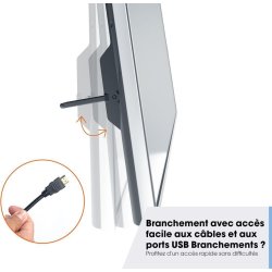 Vogel's TV-vægbeslag, sort - TVM 3295