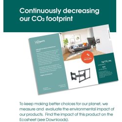 Vogel*s TV-vægbeslag, sort - full motion