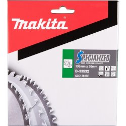 Makita HM-savklinge, Ø136mm, 16T