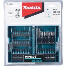 Makita Bitssæt m/35 dele, Impact Black
