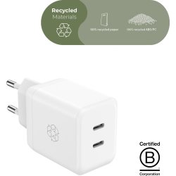 UPSTRÖM Ëssentials 35W GaN USB-C Oplader, hvid