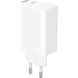 UPSTRÖM Ëssentials 65W GaN USB-A & USB-C Oplader,
