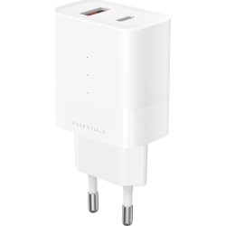 UPSTRÖM Ëssentials 30W USB-A & USB-C Oplader, hvid