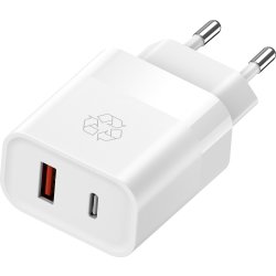 UPSTRÖM Ëssentials 30W USB-A & USB-C Oplader, hvid