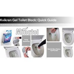 KvikRen Gel selvklæbende WC-Blok  | 6 stk.