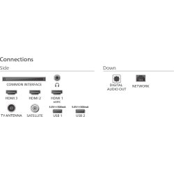 Philips Smart TV, UHD 4K, LED - 65"