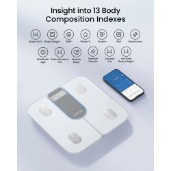 RENPHO Elis 1C Smart Body vægt, hvid