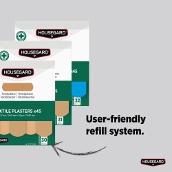 Housegard Detekterbare plastre (2x45 stk)