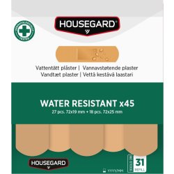 Housegard Vandafvisende plastre, (2x45 stk)