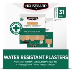 Housegard Vandafvisende plastre, (2x45 stk)