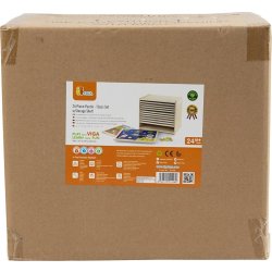 VIGA Puslespilsreol m. 12 puslespil, 12x24 brikker