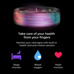 KSIX SMARTRING Black Size Small (59,0)