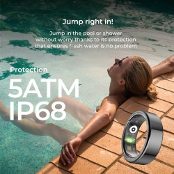 KSIX SMARTRING Black Size Small (59,0)